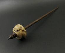 Load image into Gallery viewer, Tibetan style spindle in spalted hackberry and walnut