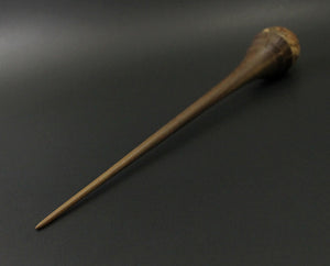 Wee folk spindle in spalted hackberry and walnut