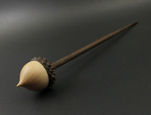 Load image into Gallery viewer, Acorn support spindle in maple and walnut