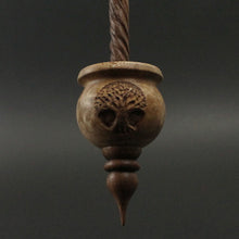 Load image into Gallery viewer, Cauldron spindle in maple burl and walnut