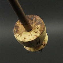 Load image into Gallery viewer, Teacup spindle in elm burl and walnut
