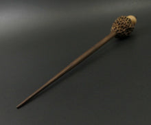 Load image into Gallery viewer, Morel mushroom support spindle in maple and walnut