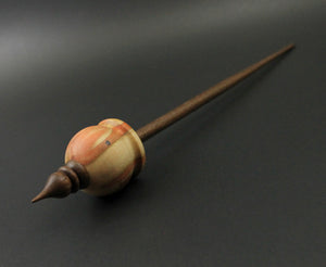 Cauldron spindle in flame box elder and walnut