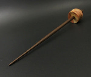 Cauldron spindle in flame box elder and walnut