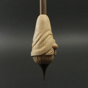 Gnome support spindle in maple and walnut