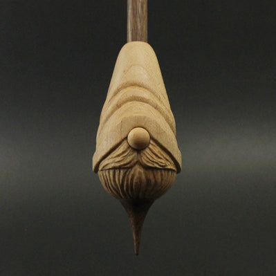 Gnome support spindle in maple and walnut