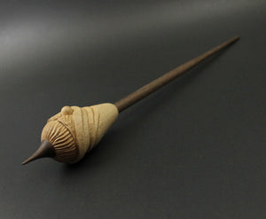Gnome support spindle in maple and walnut