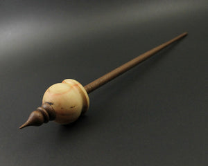 Cauldron spindle in flame box elder and walnut