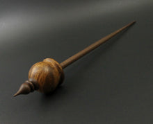Load image into Gallery viewer, Cauldron spindle in amboyna burl and walnut