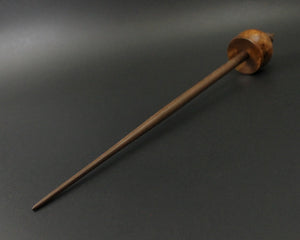 Cauldron spindle in amboyna burl and walnut