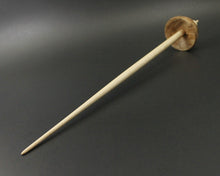 Load image into Gallery viewer, Tibetan style spindle in maple burl and curly maple
