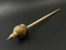 Load image into Gallery viewer, Cauldron spindle in buckeye burl and curly maple