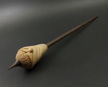 Load image into Gallery viewer, Gnome support spindle in maple and walnut