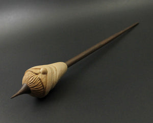 Gnome support spindle in maple and walnut