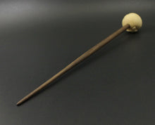 Load image into Gallery viewer, Sheep support spindle in holly and walnut