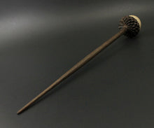 Load image into Gallery viewer, Acorn support spindle in maple and walnut