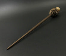 Load image into Gallery viewer, Morel mushroom support spindle in maple and walnut