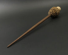 Load image into Gallery viewer, Morel mushroom support spindle in maple and walnut