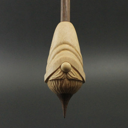 Gnome support spindle in maple and walnut