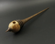 Load image into Gallery viewer, Birdhouse spindle in maple burl and walnut