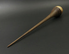 Load image into Gallery viewer, Birdhouse spindle in maple burl and walnut