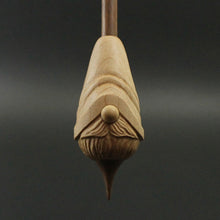 Load image into Gallery viewer, Gnome support spindle in maple and walnut