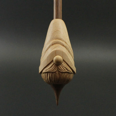 Gnome support spindle in maple and walnut