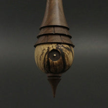 Load image into Gallery viewer, Wee folk spindle in spalted hackberry and walnut