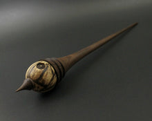 Load image into Gallery viewer, Wee folk spindle in spalted hackberry and walnut