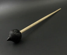 Load image into Gallery viewer, Sheep support spindle in African blackwood and curly maple