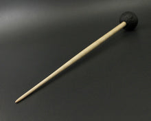 Load image into Gallery viewer, Sheep support spindle in African blackwood and curly maple