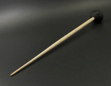 Load image into Gallery viewer, Sheep support spindle in African blackwood and curly maple