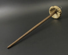 Load image into Gallery viewer, Drop spindle in spalted hackberry and walnut