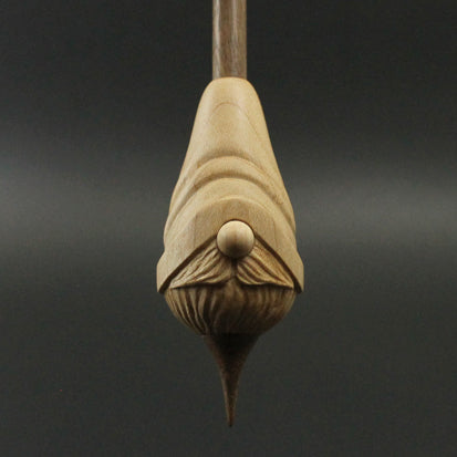 Gnome support spindle in maple and walnut