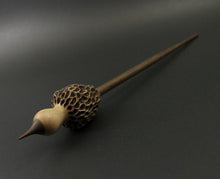 Load image into Gallery viewer, Morel mushroom support spindle in maple and walnut (&lt;font color=&quot;red&quot;&lt;b&gt;RESERVED&lt;/b&gt;&lt;/font&gt; for Erin)