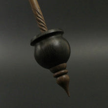Load image into Gallery viewer, Cauldron spindle in bog oak and walnut