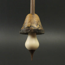Load image into Gallery viewer, Mushroom support spindle in maple, holly, and walnut