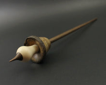 Load image into Gallery viewer, Mushroom support spindle in maple, holly, and walnut