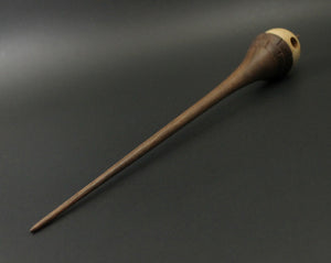 Birdhouse spindle in birdseye maple and walnut