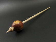 Load image into Gallery viewer, Egg bead spindle in red cedar and curly maple