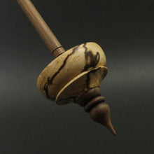 Load image into Gallery viewer, Tibetan style spindle in spalted hackberry and walnut