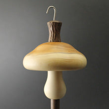 Load image into Gallery viewer, Drop spindle in yew, holly, and walnut