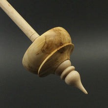 Load image into Gallery viewer, Tibetan style spindle in maple burl and curly maple