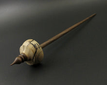 Load image into Gallery viewer, Tibetan style spindle in spalted hackberry and walnut