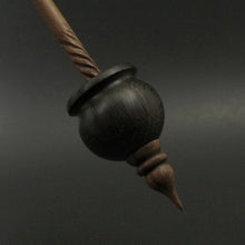 Load image into Gallery viewer, Cauldron spindle in bog oak and walnut