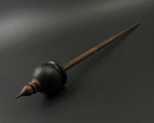Load image into Gallery viewer, Cauldron spindle in bog oak and walnut