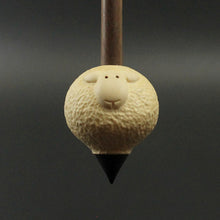 Load image into Gallery viewer, Sheep support spindle in holly and walnut