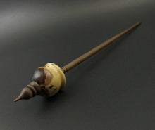 Load image into Gallery viewer, Cauldron spindle in elm burl, African blackwood, and walnut