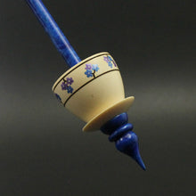 Load image into Gallery viewer, Teacup spindle in holly and hand dyed curly maple