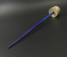 Load image into Gallery viewer, Teacup spindle in holly and hand dyed curly maple